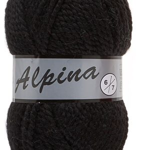 Lammy Yarns Apina 6 - 001 Zwart