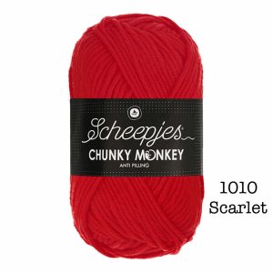 Scheepjes Chunky Monkey - 1010 Scarlet