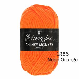 Scheepjes Chunky Monkey - 1256 Neon Orange