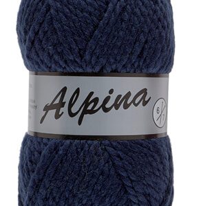 Lammy Yarns Alpina 6 - 890 Donker Blauw
