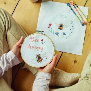 Borduurpakket DMC Kruissteek kit duo The Well-bee-ing