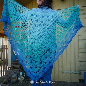 Haakpakket Cosmea Rose Shawl