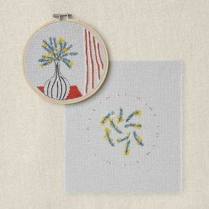 Borduurpakket DMC Borduurkit duo The Mellow Mimosa