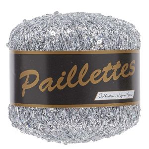 Lammy Yarns Paillettes - Zilver 401