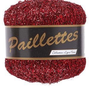Lammy Yarns Paillettes - Rood 409