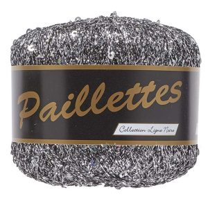Lammy Yarns Paillettes - Grijs 413