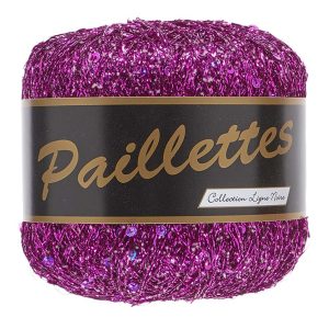 Lammy Yarns Paillettes - Fuchsia 406