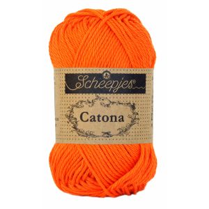 Scheepjes Catona 50gr - 189 Royal Orange