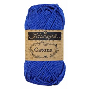 Scheepjes Catona 50gr - 201 Electric Blue