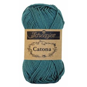 Scheepjes Catona 50gr - 391 Deep Ocean Green