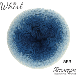 Scheepjes Whirl - 553 Indigo Plane