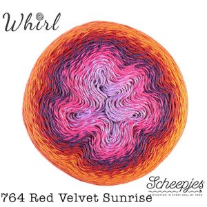 Scheepjes Whirl - 764 Red Velvet Sunrise