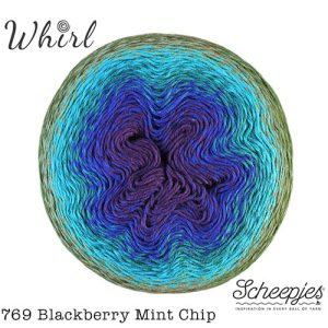 Scheepjes Whirl - 769 Blackberry Mint Chip