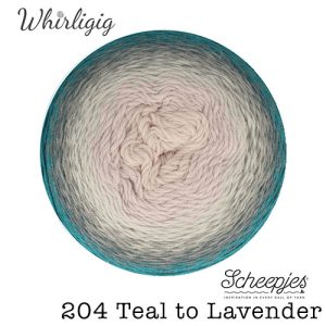 Scheepjes Whirligig - 204 Teal to Lavender