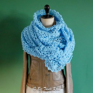 Haakpakket Sophia Rose rechte sjaal